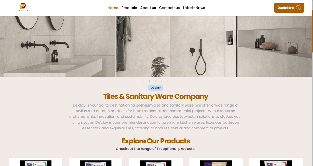 Declay Project Detail Declay - Case Study by MSP Webcraft
